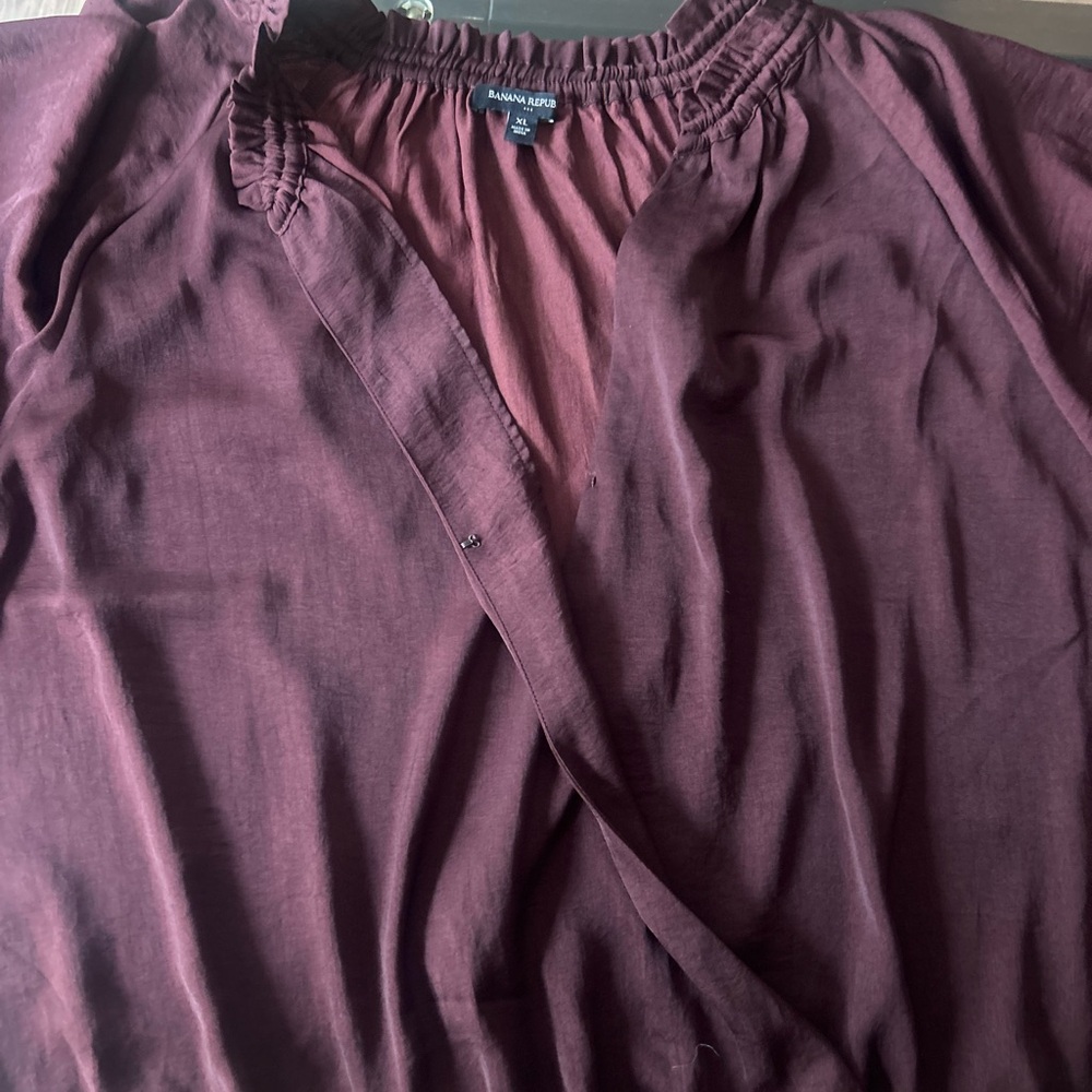 Banana Republic Rich Brown Blouse - Picture 11 of 16